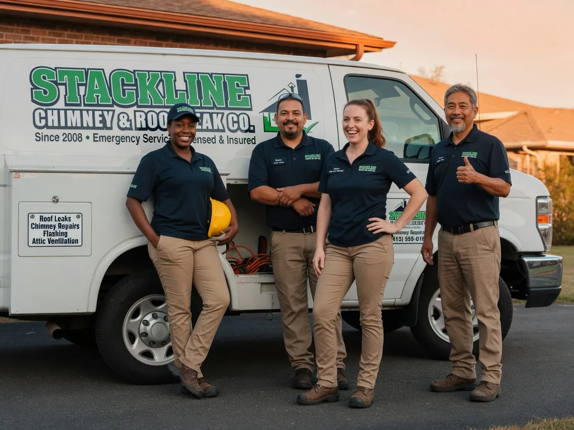 Chimney flashing repair company in Rogers, AR